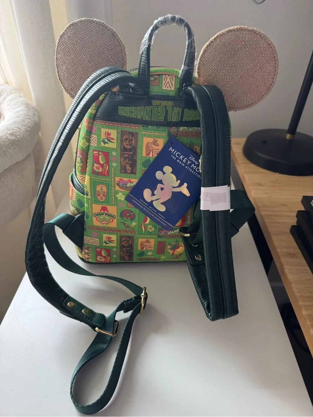 Loungefly Disney Enchanted Tiki Room Mickey Backpack - NWT
